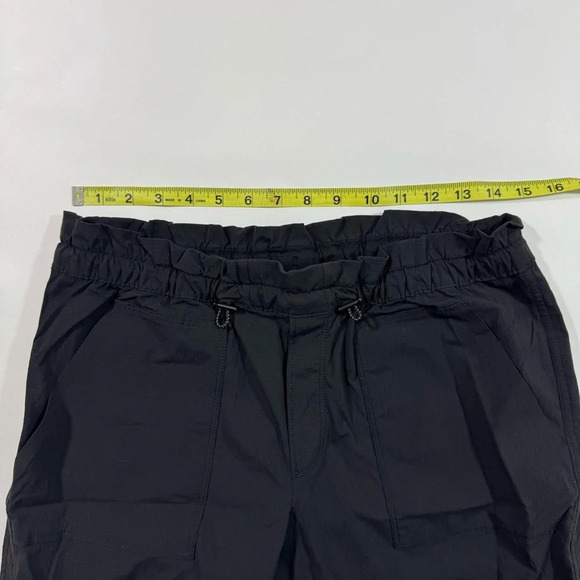 Athleta Trekkie Paperbag Pants Black Tall - Picture 6 of 8